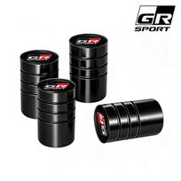 4Pcs Metal Valve Caps Car Tire Dustproof Anti Air Leak Protection Accessories For Toyota Hilux Corolla RAV4 Camry Highlander SH7