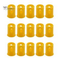 Boxed Padel Racket Plugs 15Pcs Dampener Plugs, String Shock Absorbing Absorber, Vibration Tool, Accessories Easy to Install geltona