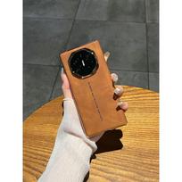 Mate XT Flip Phone Case With View Window Smart Leather Cover Full Protection Shockproof Stand Huawei Mate XT brown