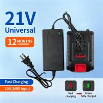 21V Portable Fast Battery Charger Lightweight Design for Cordless Drill Electric Wrench Jobsite DIY Repair Use juoda