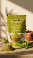 Organic Sunrise Pure Natural Henna Powder for Hair | Fine Sifted Herbal Hair Color & Conditioning Powder | Reddish Brown Hair Tone | Smooth & Shin brown