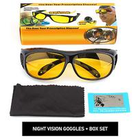 Polarized Night Vision Sunglasses Car Driving Night Glasses Driver Goggles Men Women UV400 Polarized Night Vision Eyewear C2 yellow