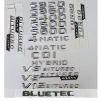 3D Chromo Sidabrinės Raidės Mercedes Benz W221 W222 S320 S350 S400 S450 S500 S550 S560 S600 S650 S680 CDI BLUETEC 4MATIC Emblemai S 350
