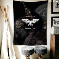 Warhammer 40K Sieninė gobeleno estetika Sienos pakabinamas spausdintas audinio pledas Dekoratyviniai gobelenai miegamajam svetainei namų dekoravimui 150cm x 200cm