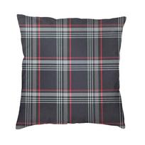 Golfo GTI tartano languoto rašto pagalvės užvalkalo dekoravimas Prabangus geometrinės tekstūros pagalvėlės dekoravimas salono kvadratinis pagalvės užvalkalas 30x30cm 12x12in black