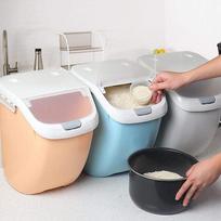 6KG/10KG/15KG Namų ūkio ryžių laikymo konteineris, atsparus drėgmei, grūdų didelės talpos laikymo dėžė, virtuvės organizavimas M(10KG)