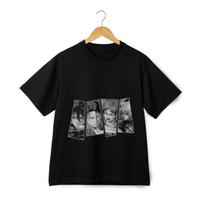 Attack on Titan Black Tee with Eren, Levi, Mikasa and Armin Design 4XL black