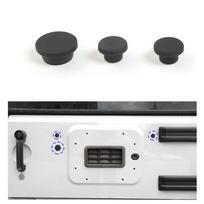 Tailgate Plug Set Spare Tire Carrier Delete Rubber For Jeep Wrangler JK 2007-17 white