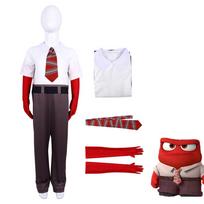 Anime filmas Inside Out Džiaugsmas Cosplay kostiumas Pyktis Baimė Cos apranga suaugusiems vaikams Helovinas scenos pasirodymams 150&Inside Out2 white