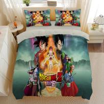 Japonų Anime Dragon Ball Patalynės Komplektas Goku Super Saiyan Antklodės Užvalkalas Pagalvės Užvalkalas 2/3 vnt. 3D Spaudiniai Paaugliams Antklodės Užvalkalas 100x135cm-2pcs