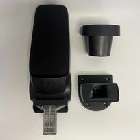 Car Armrest For TOYOTA YARIS 2008-2011 Textile gray