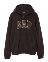 GAP - Adult Vintagesoft Arch Logo Zip Hoodie - Džemperis - Ruda