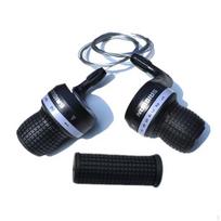 Mountain Bike Grip Change Er Smooth Gearing Cycle Twist Easy to gray