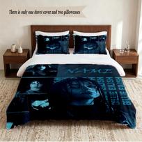Billie eilish Personalized Custom Name 3‑Piece Bedding Set Soft Duvet Cover Set For Bedroom Home Decor 135cmx200cm