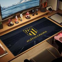 Atletico Madrid Color Mouse Pad Large Gaming Table Cushion Non-slip Laptop Tablet Big Mousepad XXL Mat Mini PC Playmat With Lock edge 30cmx60cm(11.8x23.6inch) red