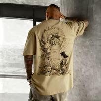 Dragon Ball Japanese Anime Printed Men's T-Shirt Majin Buu Boys Children Harajuku Short Sleeve Kids Goku T-shirt Summer Clothing XL