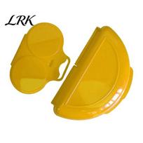 Fast Cooking Tools for Dorm 2Pcs/Set Egg Poacher Omelet Pan, Plastic Non-Stick Breakfast Quick Boiler Home Cooker, Microwave Maker Easy Compact geltona