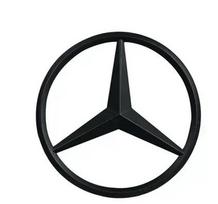 8/9/10/10.5CM bagažinės emblemos lipdukai Mercedes Benz W124 W212 W203 W211 W204 W210 Cla W205 W202 W220 W213 Automobilio galinės emblemos lipdukas 10cm matinė juoda spalva