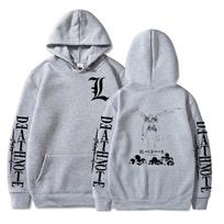 Vyriški Moteriški Gobtuvai Striukė Hip Hop Death Note Pri 3XL black