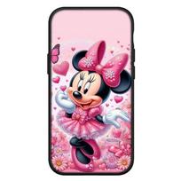 Dėklas iPhone 17 16 15 Xiaomi Poco Redmi Note 14 13 12 11 Pro Max 9 16e Samsung Galaxy S25 S24 S23 OPPO Huawei Minnie Mickey Rožinės Pelės Telefono Dėklas for Xiaomi Poco M7 5G