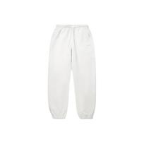 Li Ning Revive Series Casual Minimalist Solid Color Drawstring Knit Sports Pants Men Bottoms AKLVC53-1 L white