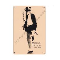 Vintažinis Klasikinis Jackson Music Metalinis Plakatas Retro Meno Tapyba Miegamajam Svetainei Metalo Plokštelė Skardos Ženklas Baro Klubo Plokštelė 30x40cm(11.8x15.7inch)