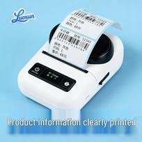 58MM Portable Bluetooth Thermal Label Printer for Clothing Tags & Stickers PT-260 White black