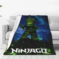 N-ninjagos Antklodė Flanelė Juokinga Šilta Mesti Antklodės Lovatiesei Vasara 75x90cm blue