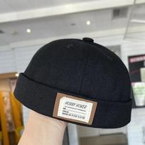 Spring and Summer Cotton Letter Docker Cap Brimless Hat Breathable Beanie Hats Adjustable Landlord Sailor Cap Girl and Boy 15 50cm wear juoda