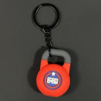New Barbell Keychain DlY Silicone Dumbbell Keychain Gym Gifts for Gym Lovers Fitness Trainer Gift Backpack Car Key Pendant black