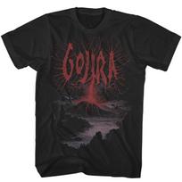 Gojira Volcano T-shirt Mens Licensed Rock N Roll Music Band Tee New Black L black
