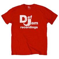 Def Jam Recordings Classic Logo T Shirt L white