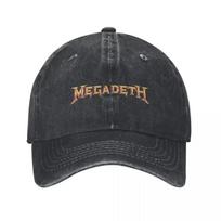 Megadeths Metal Baseball Caps Retro Distressed Denim Washed Rock Music Headwear for Unisex Women Outdoor Summer Hats Cap One Size gray