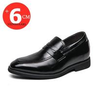 Vyriški bateliai aukštesniems vyrams Odiniai sportbačiai Vyriški batai 10 cm Sportiniai Laisvalaikio Nematomi vidiniai pakėlimai 8 cm Balti batai 44 black