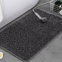 Vonios kilimėlis, chenilinis, sugeriantis, neslystantis, tualeto grindų kilimėlis, dušo įėjimo durų kilimėlis, prausyklos padėklas 40*60CM gray