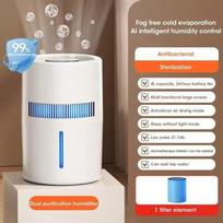 Xiaomi Mi 3 in 1 Air Humidifier with HEPA Filter Negative Ion Air Cleaning Smoke Odor Removal for Bedroom Homei balta
