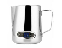 600ml Milk Frothing Thermometer Espresso Coffee Pitcher Stainless Steel Jug black