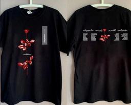 Vtg 1990 DEPECHE MODE World Violator Concert T-Shirt L black