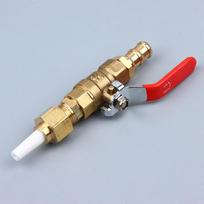Gun Sand Spraying Nozzle Valve for 5 Gallon Sandblast Tanks Abrasion Resistant Air Tip for Automotive Sandblasting one size