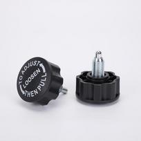 Gym Accessories Ball Type Pull Pin Hinge Knob Twist Diameter 12Mm Fitness Equipment Car Pull Pin Cushions Lift Bayonet Lock gray