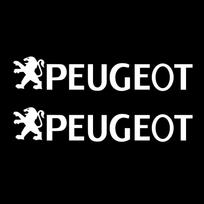 2pcs PVC Car Body Emblem Stickers Window Valve Badge Decoration Decal For Peugeot 206 207 208 107 2008 3008 308 508 408 306 307 2pcs for Peugeot