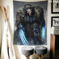 Warhammer 40K Wall Tapestry Aesthetic Wall Hanging Printed Fabric Blanket Decorative Tapestries for Bedroom Living Room Home Decor 180cm x 230cm