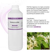 PHATOIL 1000ml/33.8fl.oz Kvapieji aliejai, skirti difuzoriui, žvakių gamybai, „pasidaryk pats“ kvepalai, oro gaivikliai, idealiai tinka namų biuro automobiliui Honeysuckle white