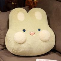 Adorable Rabbit 3-in-1 Air Conditioning Blanket, Throw Pillow, and Nap Pillow for Stomach Sleeping See options beige