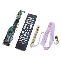 Profesionali televizoriaus pagrindinė plokštė T.SK105A.03 Universali LCD televizoriaus valdiklio tvarkyklės plokštė LCD ekrano valdiklio plokštė PC/TV/USB C