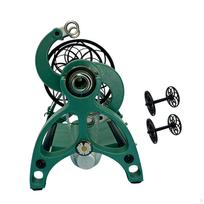 Elektrinis verpimo ratelis Premium, lengvai naudojamas verpalų gamybai, reguliuojamas greitis, juodas, su 2 špindeliais Green With 2 Spools black