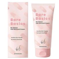 Bare Basics No Shave Hair Removal Cream for Sensitive Skin 150g Fast Gentle Depilatory for Soft Smooth Skin