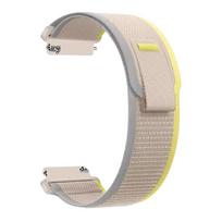 Nylon Watchband for SUUNTO Run/Ocean/RACE S Braided Loop Strap for SUUNTO VERTICAL/5 9 PEAK PRO/3 Fitness Bracelet 20 22mm Bands 1PCS 22mm beige