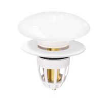 Ceramics Bathroom Sink Plug Stopper Drain Stopper Anti-Odor Bathroom Sink Drain Plug Pressure Pop Floor Drain Hole Plug balta