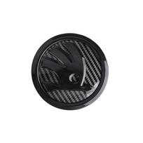80/90/100mm Automobilio Priekinės Grotelės Variklio Dangčio Logotipo Dangtelis Galinės Bagažinės Dangčio Ženkliuko Lipdukas Skoda S Octavia Rapid Fabia Superb VII Karop Kamiq 1PC 90mm black